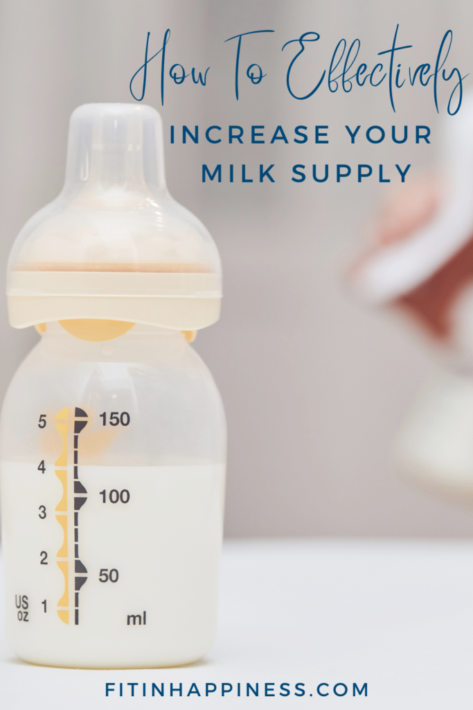 How to Effectively Increase your Milk Supply